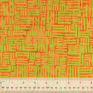 Stenographers Notebook - Layers in Indiana Melon - Half Yard