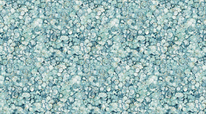 Midas Touch - Bubbles in Blue - Half Yard