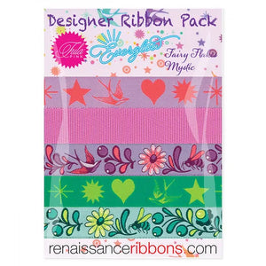 Tula Pink Everglow Fairy Flakes in Mystic Ribbon Pack