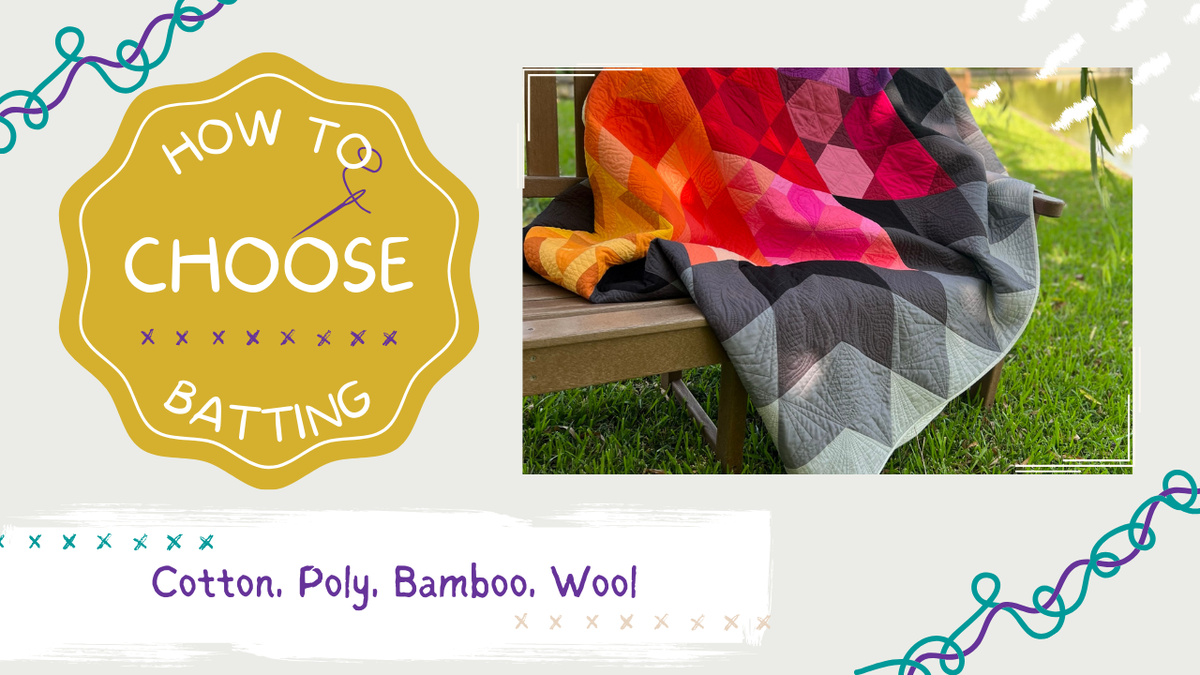 Bamboo Batting Soft, Sustainable and Perfect for Quilts Threaded Lines
