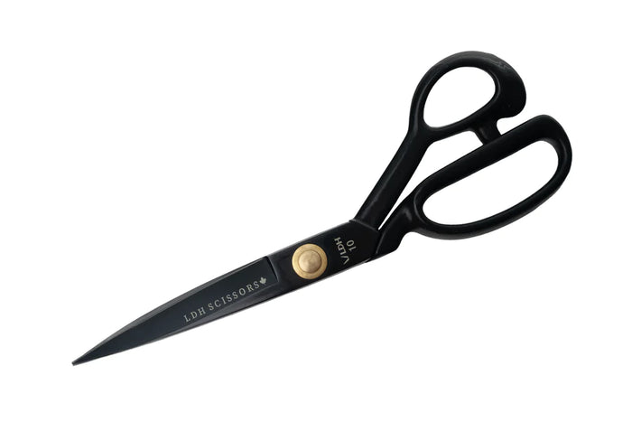LDH Midnight Edition Fabric Shears - 10" with Painted Handles