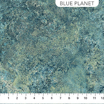 Stonehenge Gradations II - Slate in Blue Planet - Half Yard