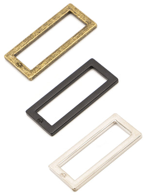 byAnnie - 1-1/2" Rectangle Ring - Flat, Set of Two