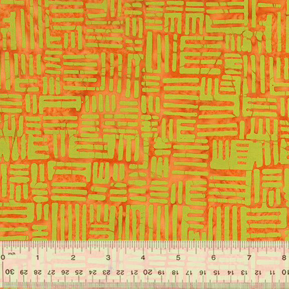 Stenographers Notebook - Layers in Indiana Melon - Half Yard