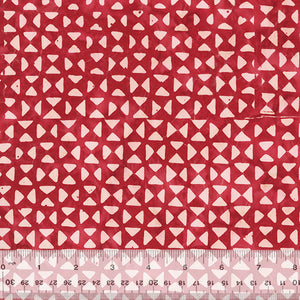 Stenographers Notebook - Pattern Palace in Ruby - Half Yard