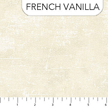 Canvas in French Vanilla - Half Yard