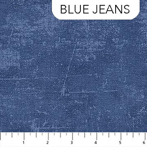 Canvas in Blue Jeans - Half Yard