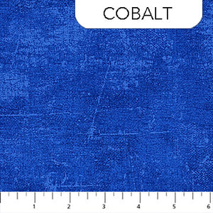 Canvas in Cobalt - Half Yard