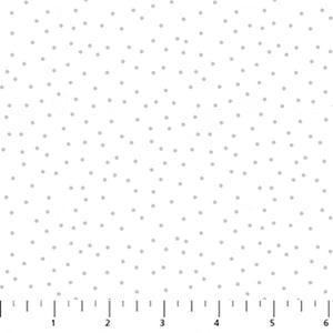 Serenity Basics - Dots in White - Half Yard