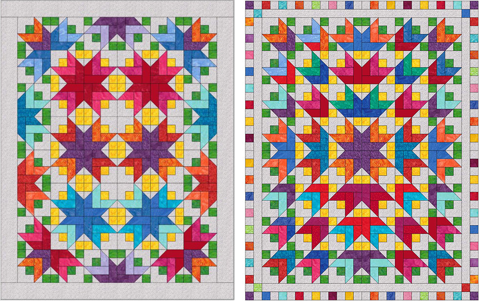 Quilt Pattern Threaded Mystery 5-O Aloha Mega-Quilt Pattern – Threaded Lines
