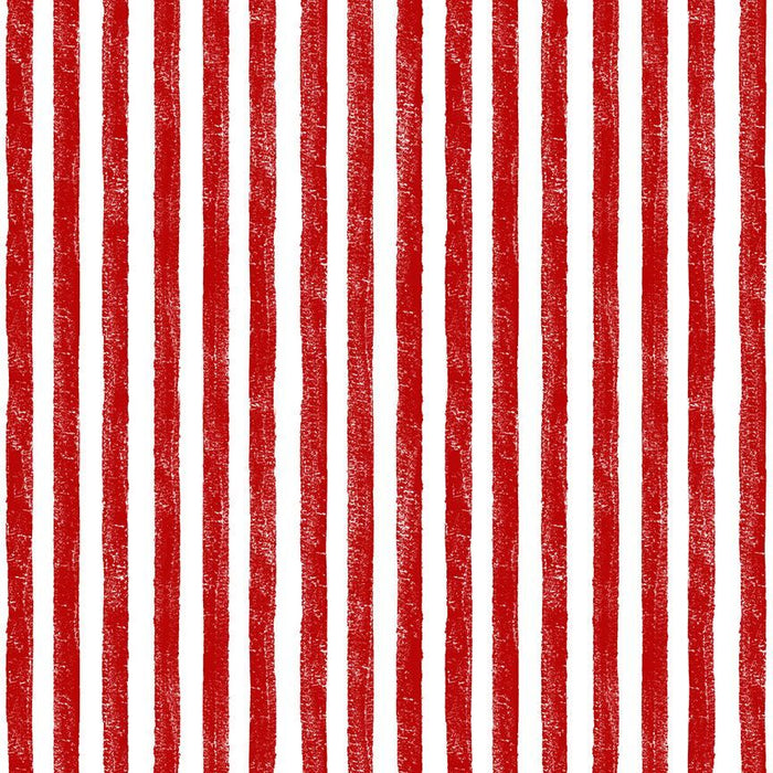 Star Spangled - USA Flag Stripes - Half Yard