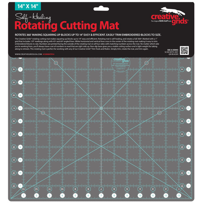 Creative Grid Rotating Cutting Mat 14"sq