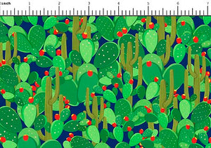Texas Shop Hop Fabrics - Texas Cactus