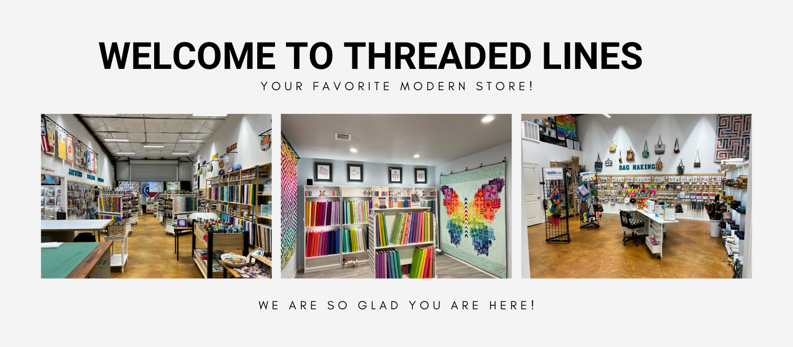 Threaded Lines - Modern Fabrics and More for Makers like You!