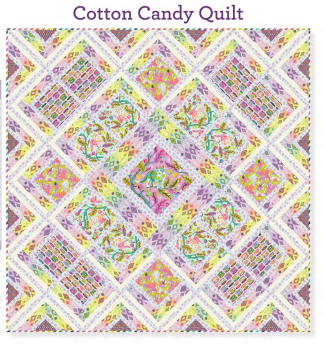 Deja Vu Tabby Road - Cotton Candy Quilt Kit