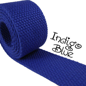 Cotton Webbing - Indigo Blue