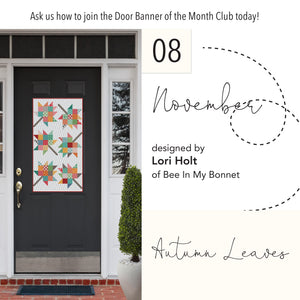 Door Banner Kit - Autumn Leaves - 2024