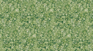 Midas Touch - Bubbles in Green - Half Yard