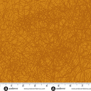 Sun Print Textures - Entropy in Amber - Half Yard
