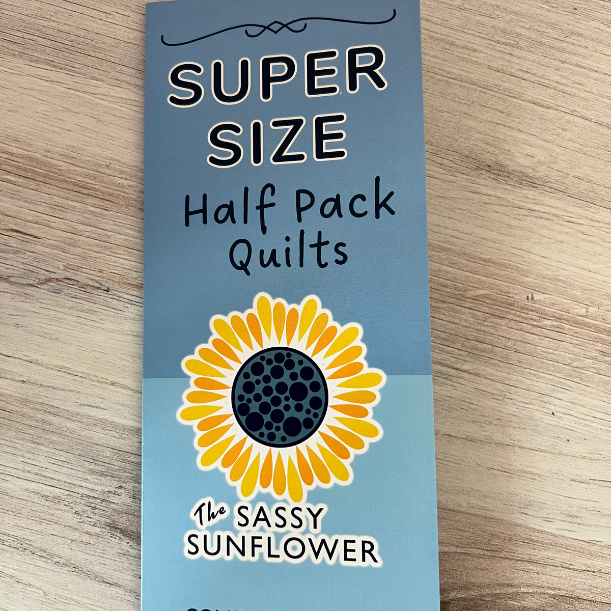 Sassy Sunflower Half Pack Quilts - Super Size Companion Guide ...