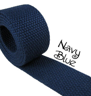 Cotton Webbing - Navy Blue