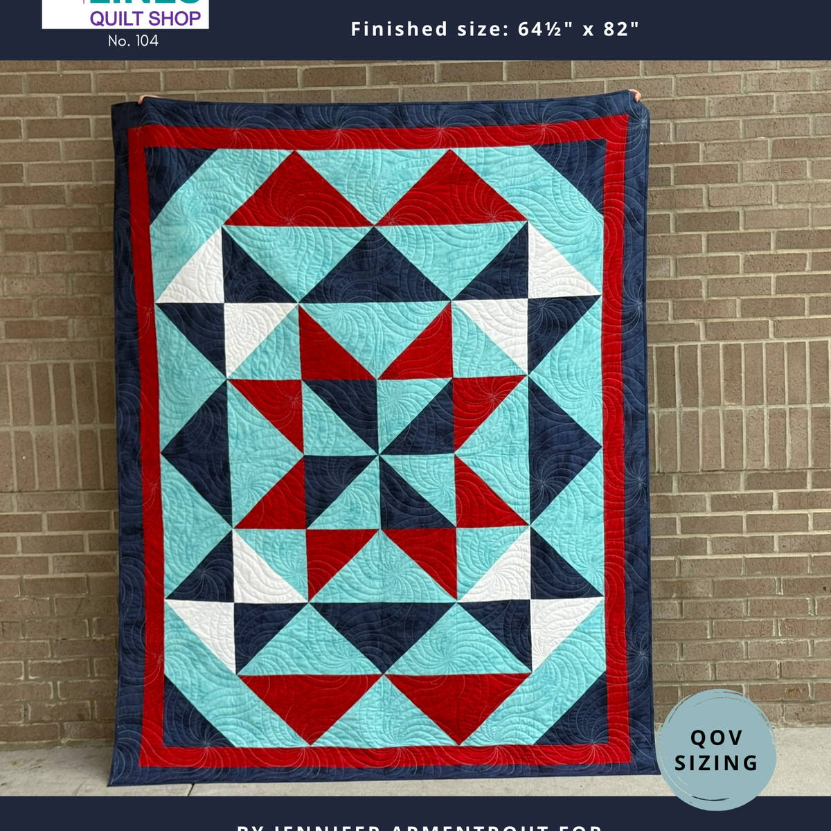 Oh My Star - a Quilts of Valor Pattern – Threaded Lines
