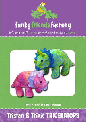 Funky Friends Factory - Trixie and Tristan Triceratops