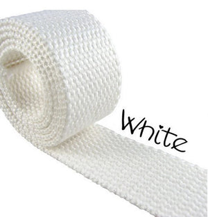 Cotton Webbing - White
