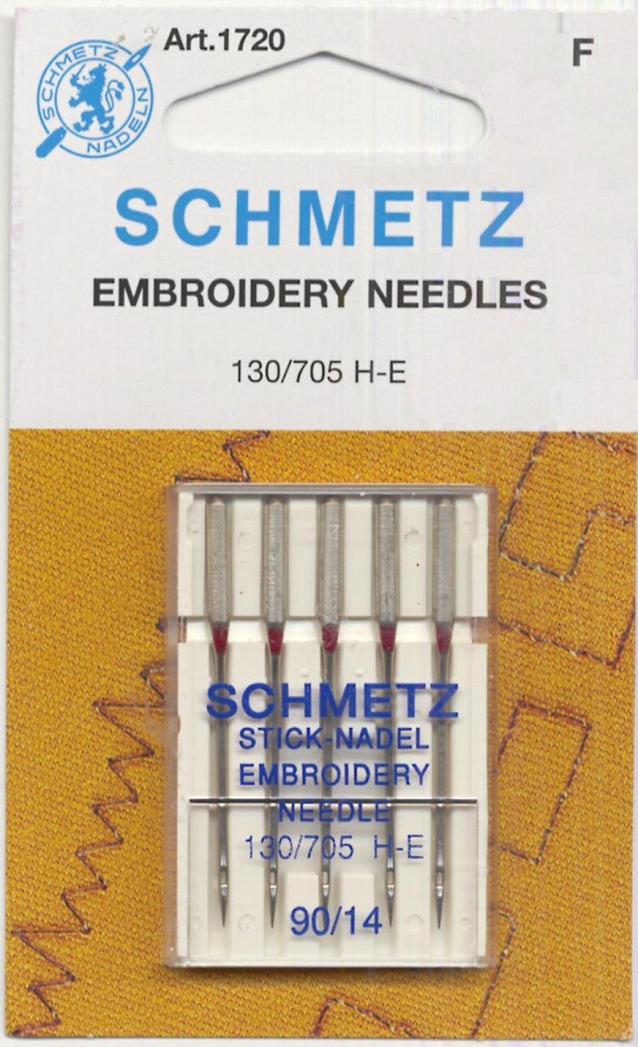 Schmetz Leather Sewing Machine Needles, Size 90/14