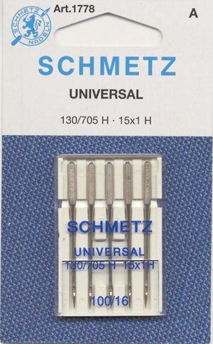 Schmetz Universal Machine Needle Size 16/100 # 1778
