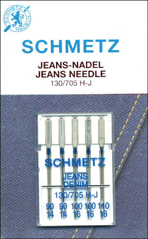 Schmetz Denim/Jeans Machine Needle Size 90/100/110 # 1836