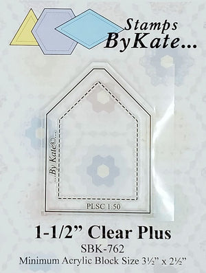 Stamps by Kate - 1 1/2" Plus Acrylic Stamp