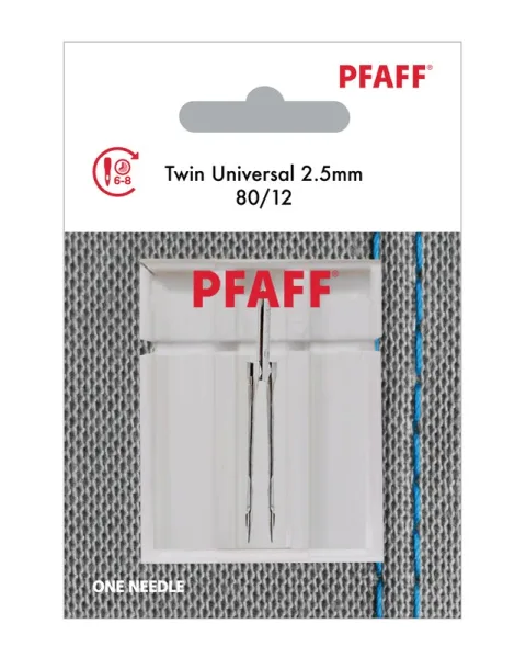 Pfaff - Twin Universal Needles 2.5mm 80/12