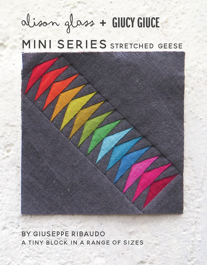 Mini Series Stretched Geese Quilt Pattern