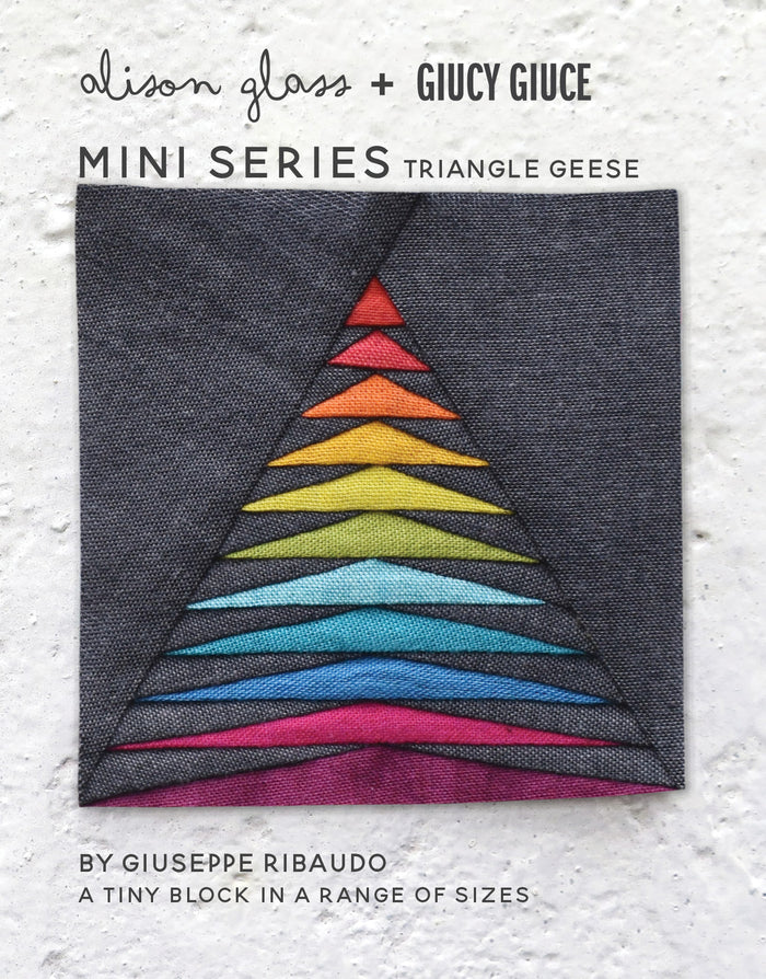 Mini Series Triangle Geese Quilt Pattern