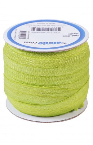 by Annie Fold-Over Elastic in Apple Green