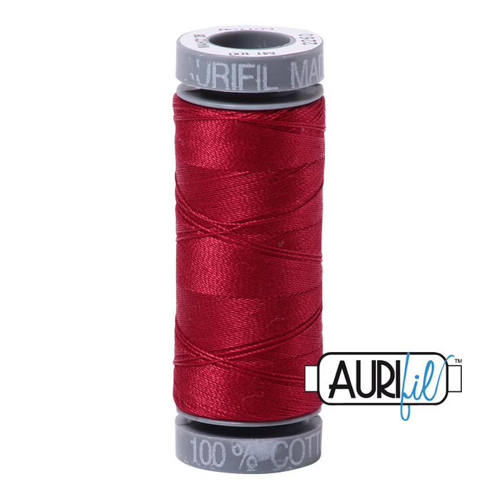 Aurifil 28 wt. 2260 in Red Wine