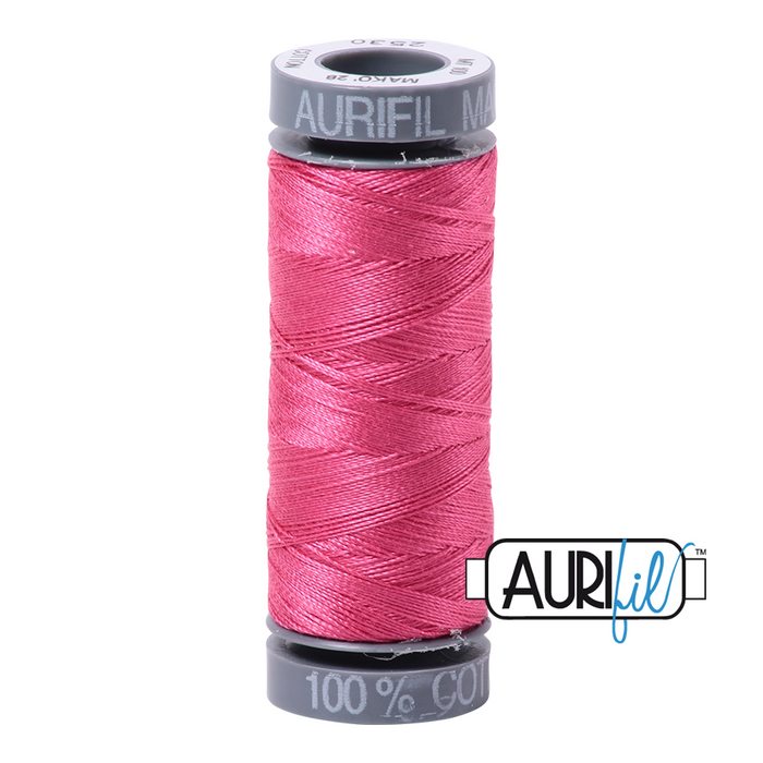 Aurifil 28 wt. 2530 in Blossom Pink