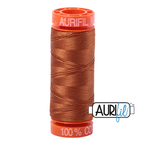 Aurifil 50 wt. 2155 in Small Cinnamon
