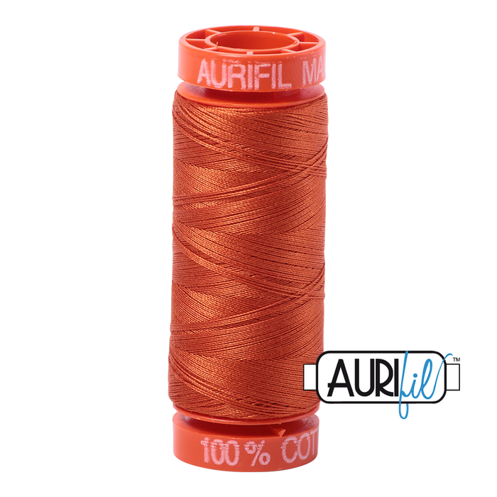 Aurifil 50 wt. 2240 in Small Rusty Orange