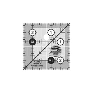 Creative Grids Quilt Ruler - 2 1/2" Square