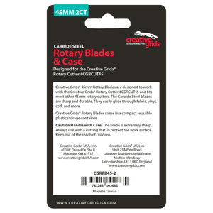 Creative Grids 45mm Rotary Blade Replacement - 2 count