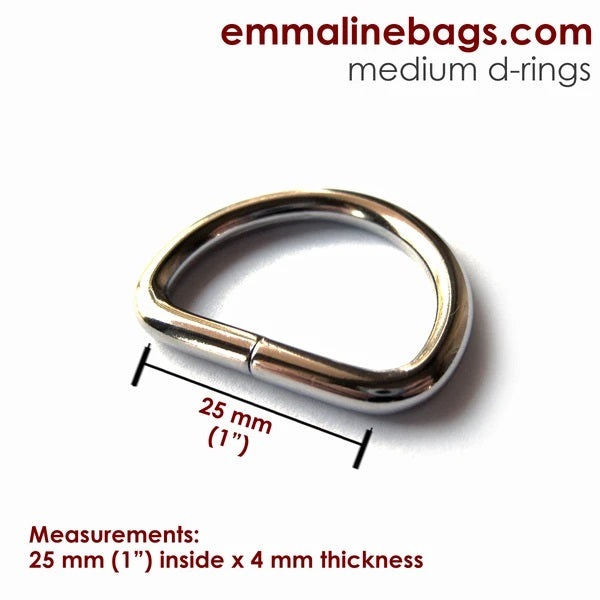 Emmaline D-Rings - 1/2 inch (12mm) – Threaded Lines