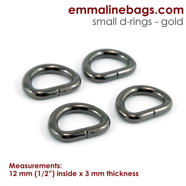Emmaline D-Rings - 1/2 inch (12mm) – Threaded Lines