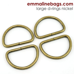 Emmaline D-Rings - 1.5 inch (38mm)