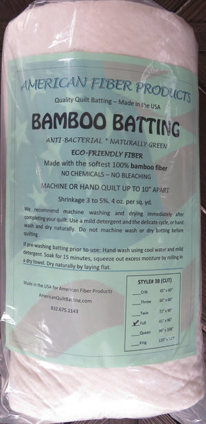 Bamboo Batting - Full Size