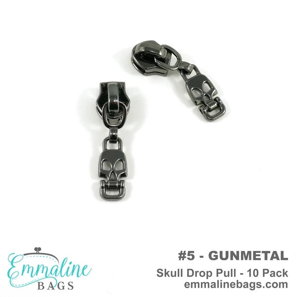 Emmaline Zipper Sliders with Pulls - *SIZE#3* (10 pack) – Emmaline Bags Inc.