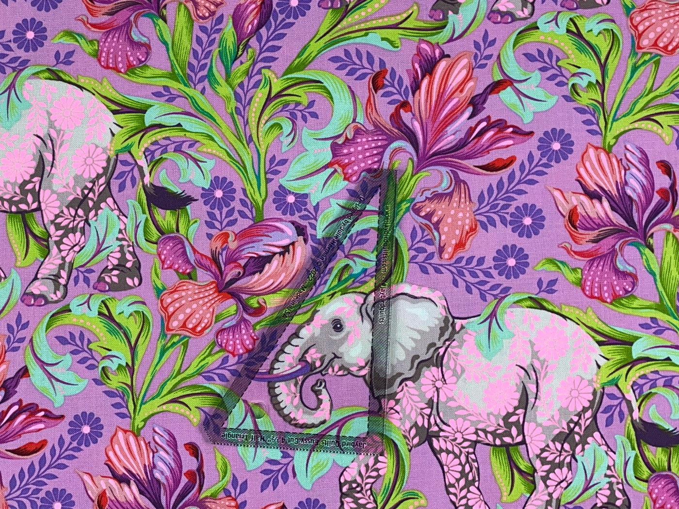 Jaybird Telescope Quilt Pattern Threaded Lines