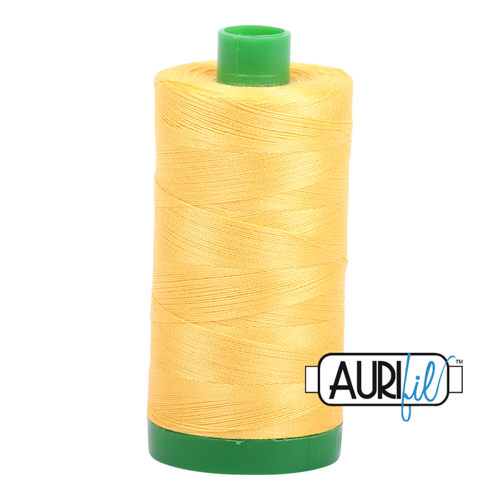 Aurifil 40 wt. 1135 in Pale Yellow