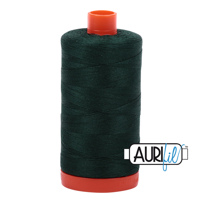 Aurifil 50 wt. 4026 in Large Forest Green